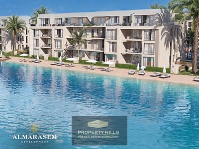 Two-bedroom chalet fully finished with air conditioning and a kitchen in Mar Bay Al-Marasim in Ras Al-Hikma near the Emirates cities