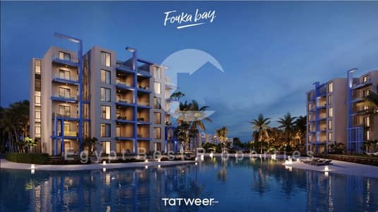 For Sale Chalet with a stunning view, fully finished, strategically located in Fouka Bay, North Coast, Ras El Hekma