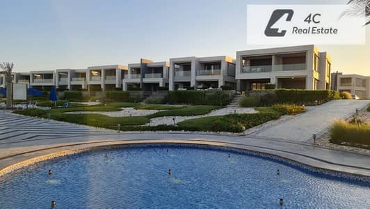 لسرعه البيع – توين هاوس – ريسيل –La Vista – رأس الحكمة-Sea View-تشطيب كامل- بتقسيمه مميزة-جاهز للمعاينه و الاستلام