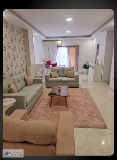 Fully furnished, air-conditioned 160 sqm apartment for rent in South Lotus, Fifth Settlement. Strategic location near services