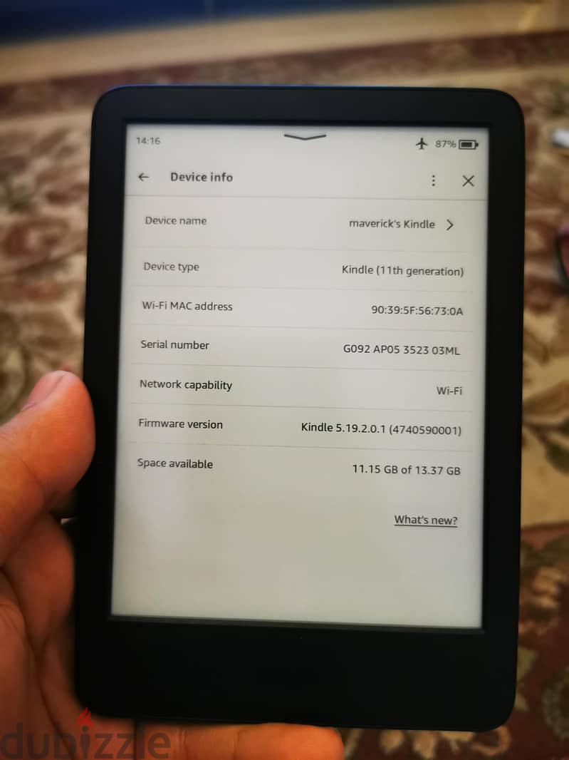 Kindle basic 11th gen 16gb 2