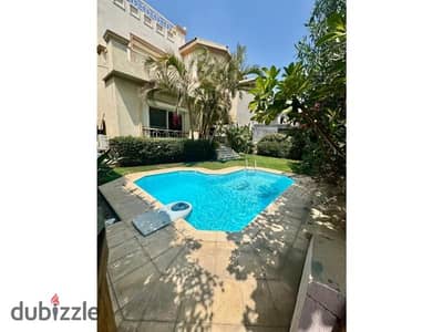 Modern Furnished Villa for Rent with Private Swimming Pool – Katameya Hills Compound , New Cairo