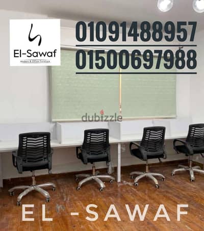 خلية عمل- ورك ستيشن خشبmdfاسباني-  اثاث مكتبي-work station- partiton