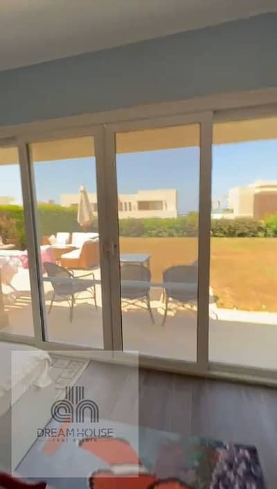 شاليه أرضي بجاردن كبيرة للإيجار في هاسيندا وايت الساحل الشمالي el sahel
