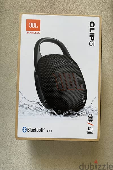 jbl clip 5 speaker new  with box