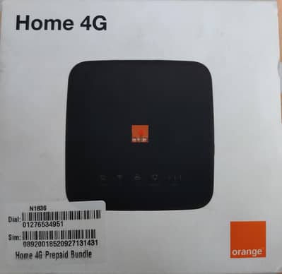 راوتر Orange Home 4G بشريحة SIM - استعمال شهر واحد - حالة ممتازة 