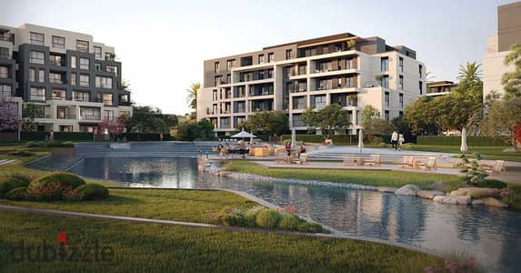 Apartment with a prime view in Park Central Hassan Allam, fully finished