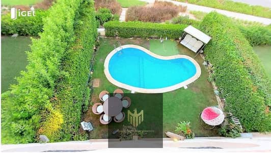 فيلا تاون هاوس 450م للبيع  بحمام سباحة - تاني صف من lake -استلام فوري-متشطبة بالكامل في مراسي - الساحل الشمالي - سيدي عبدالرحمن