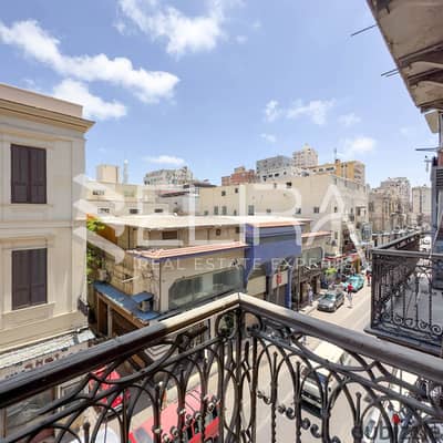 شقة للإيجار تصلح سكنى او ادارى المنشية 200 م ( ش السبع بنات )