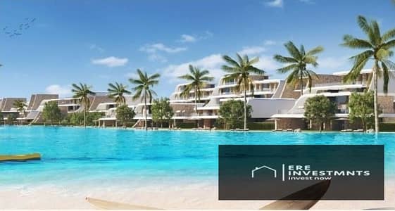 شاليه | متشطب بالكامل باتكيفات والمطبخ | دبل فيو لاجوون | للبيع في ازها الساحل الشمالي Azha North Coast