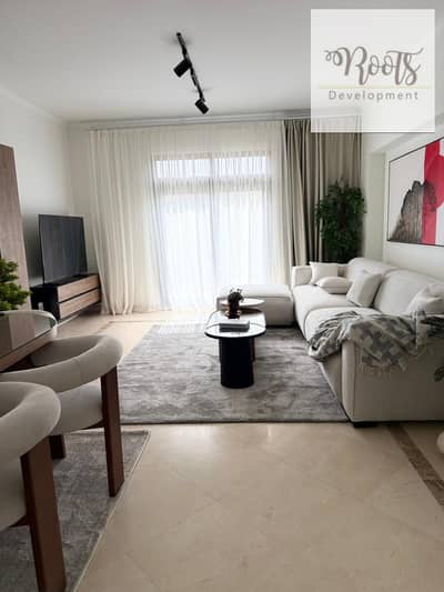 للإيجارشقة مفروشة بالكامل بالتكييفات، في موقع مميز، في ميفيدا، التجمع الخامس  For Rent Apartment Furnished with AC/S,in Mivida,5th Settlement
