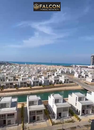 شاليه دابل فيو بحر و لاجون اوبن فيو علي الفيلا استلام فوري بتشطيب فاخر صور ارض واقع تقسيط