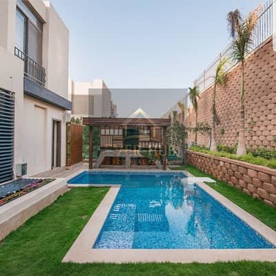 Villa resale in shahira  Fahmy  compound Allegria Sodic, near Beverly Hills 460m bua 440m land swimming pool 3 master bed cinema and jacuzzi | 55 mil
