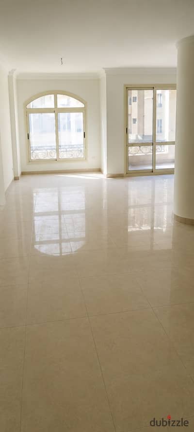 Duplex apartment for rent, residential, vacant, in Acacia Compound with a private garden, opposite Al Rehab gate.