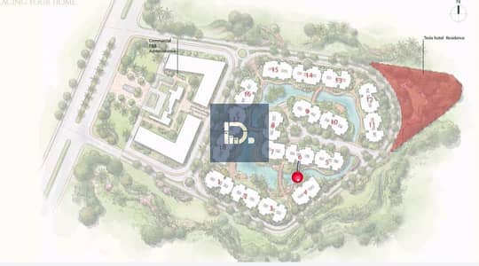  شقة 103م غرفتين في Tesla Island أمام جامعة MSA مباشرة! View Lagoons  مقدم 10% فقط وتقسيط متساوي 10 سنين 