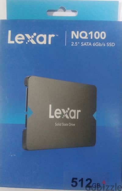 Hard Desk Lexar NQ100 512 GB SSD SATA (6Gb/s) Solid Drive, up to 550MB
