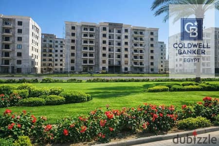 شقة تشطيب كامل 3 غرف نوم بمساحة 127 متر مربع، جاهزة للاستلام، أمام الرحاب على طريق السويس.