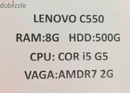 لاب توب Lenovo C550 Cor I5 G5