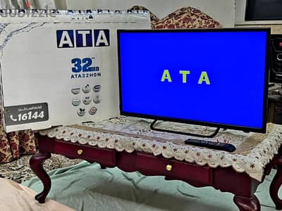 شاشه ولا كلمه مفهاش خدشه 32بوصه ماركه ATA بمشتملاتها بلكارتونه بلفل