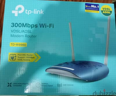 راوتر مودم TPLINK - TD-W9960- لتشغيل الإنترنت من الخط الأرضى مباشرة
