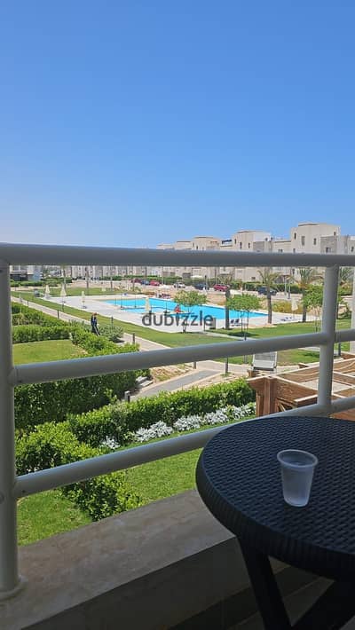 chalet for rent in Amwaj north coast direct on pool