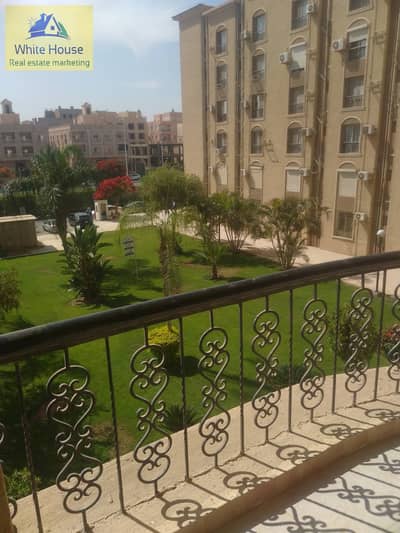شقه ٩٩ م للايجار بالرحاب بالمرحله الثامنه فيو جاردن تشطيبات
