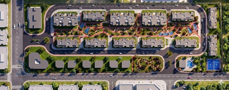 One-bedroom apartment for sale - Sky View 3 - Sheikh Zayed