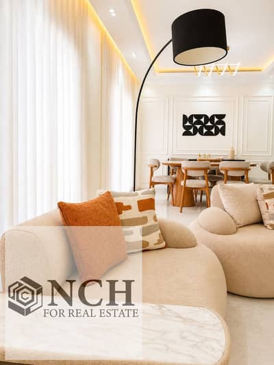 Ultra-modern first-use apartment for rent in Eastown, featuring premium furnishings, spacious interiors, and a prime location in one of New Cairo’s mo