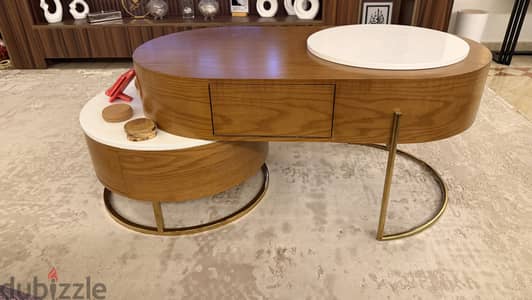 Wooden Coffee table with mechanism
