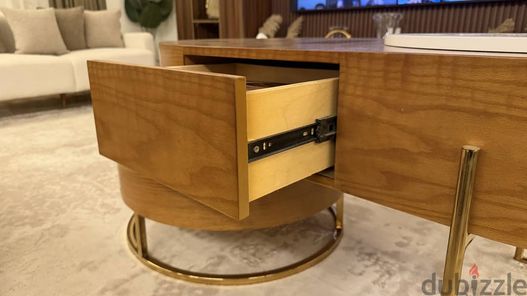 Wooden Coffee table with mechanism 6