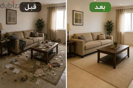 تنظيف منازل وفلل ومولات ومصانع وشركات