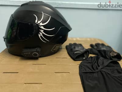 خوذة crown racing اصلي استعمال خفيف/ عليها ختم DOT