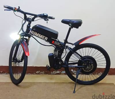 دراجه كهربائيه  HUMMER مقاس 26 وارد الخارج  مواصفات وإمكانيات عاليه