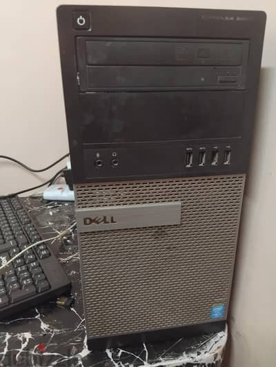 كومبوتر dell optiplex 3020 (Tower) مع كارت شاشة