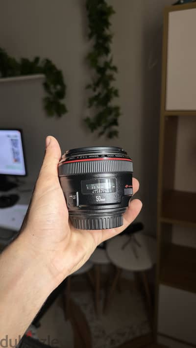 Lens 50mm 1.2 canon
