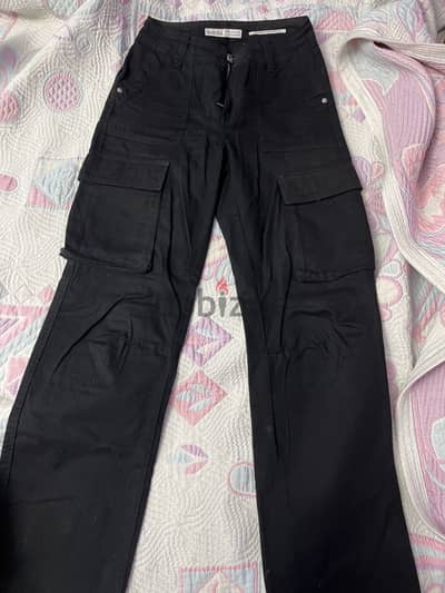 Black cargo pants