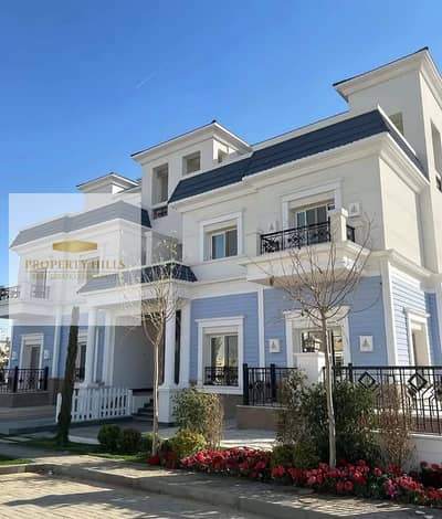 Fully finished villa, immediate delivery from Mountain View in the heart of the Fifth Settlement