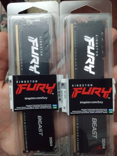 Ram 16 2x8 ddr4 3200mhz fury