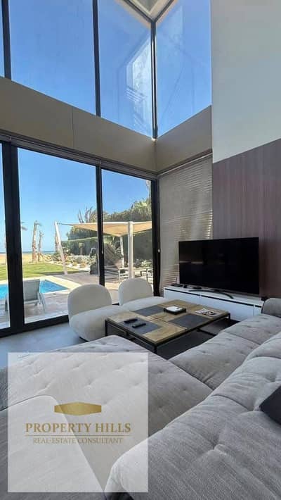 Fully finished Villa for Sale in the North Coast looking over the sea and 5 minutes from Swan Lake in a prime and price is negotaible with best discount    Built-up Area: 200 sqm Fully Finished with modern finishing  Practical Layout with Comfortable Livi