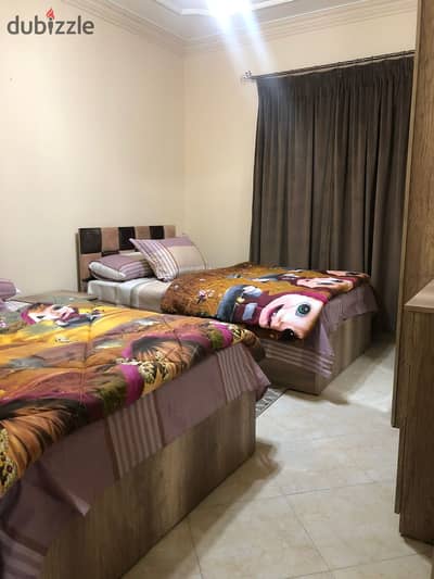 For rent furnished air-conditioned compound Rawdat Zayed