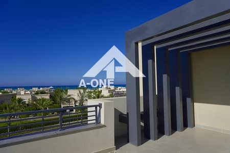 بنتهاوس للايجار علي احلي فيو بحر وجولف في احلي لوكيشن في مارينا 1 مراسي Marina 1Marassi الساحل الشمالي north coast سيدي عبد الرحمن