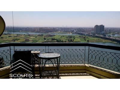 Highest return on investment in dollars. Receive your fully furnished and equipped apartment on the Nile, on the Maadi Corniche, next to the Hilton Ho
