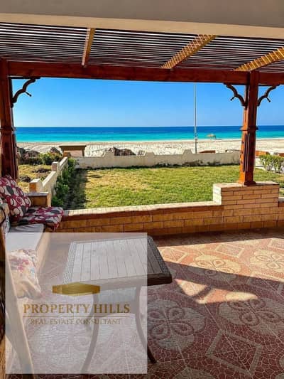 A chalet with a full sea view, boasting a spacious 247 sq m, is available for only 2,297,000 EGP down payment, with installments over 8 years, right i