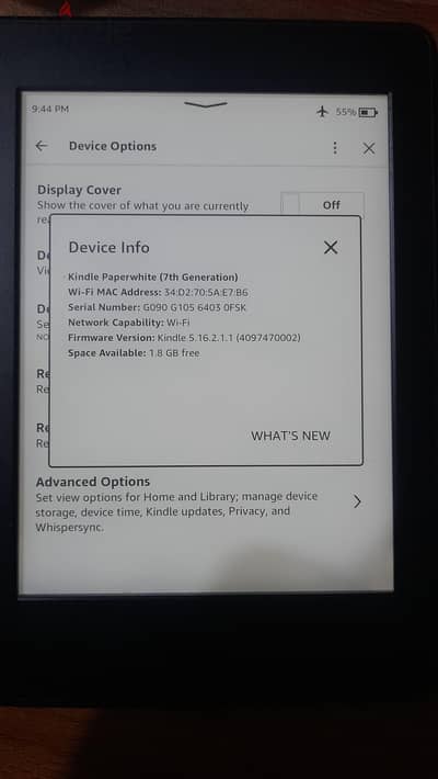 Kindle Paperwhite 7th Generation