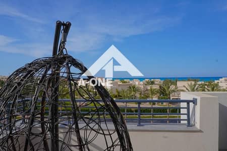 بنتهاوس دوبلكس للايجار فيو بحر وجولف لوكيشن مميز جدا في مراسي مارينا 1 marina Marassi الساحل الشمالي north coast سيدي عبد الرحمن بالقرب من هاسيندا باي