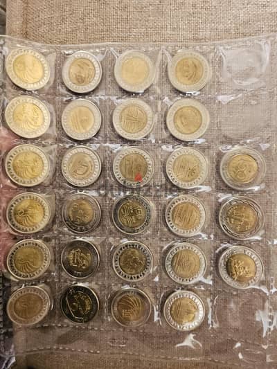 مجموعة الجنية التذكاري كاملة ٢٧ اصدار