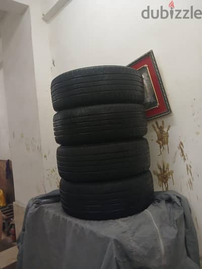 اربع كاوتش مقاس ١٦علي ٢٠٥ علي ٥٥