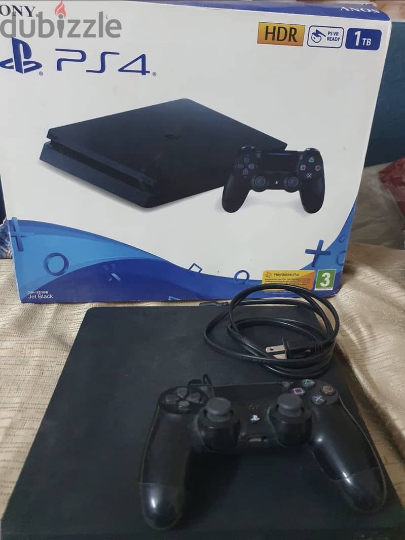 Ps4 slim 1tb with 1 controller 1