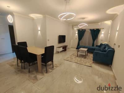 Furnished apartment for rent, two bedrooms, reception, TV, kitchen, bathroom, fully air-conditioned, 24-hour security, distinctive view, quiet ***excellent location directly on the Maadi Ring Road*** Darna trees, 10th floor, steps from Carrefour Maadi, 01503622666