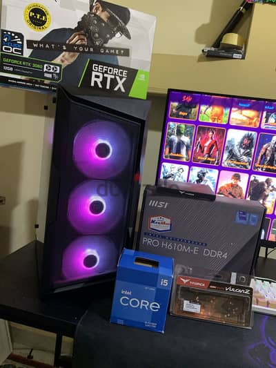 تجميعه جيمينج pc gaming i5 12400f